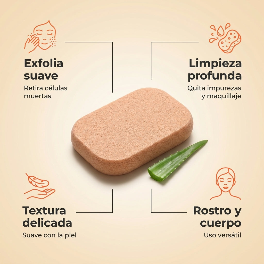 Beneficios de la esponja exfoliante
