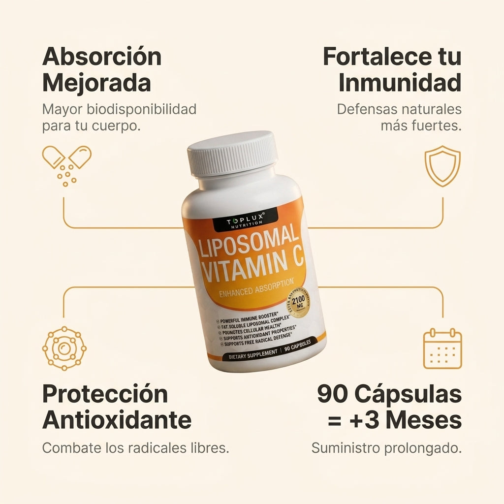Vitamina C liposomal Toplux beneficios