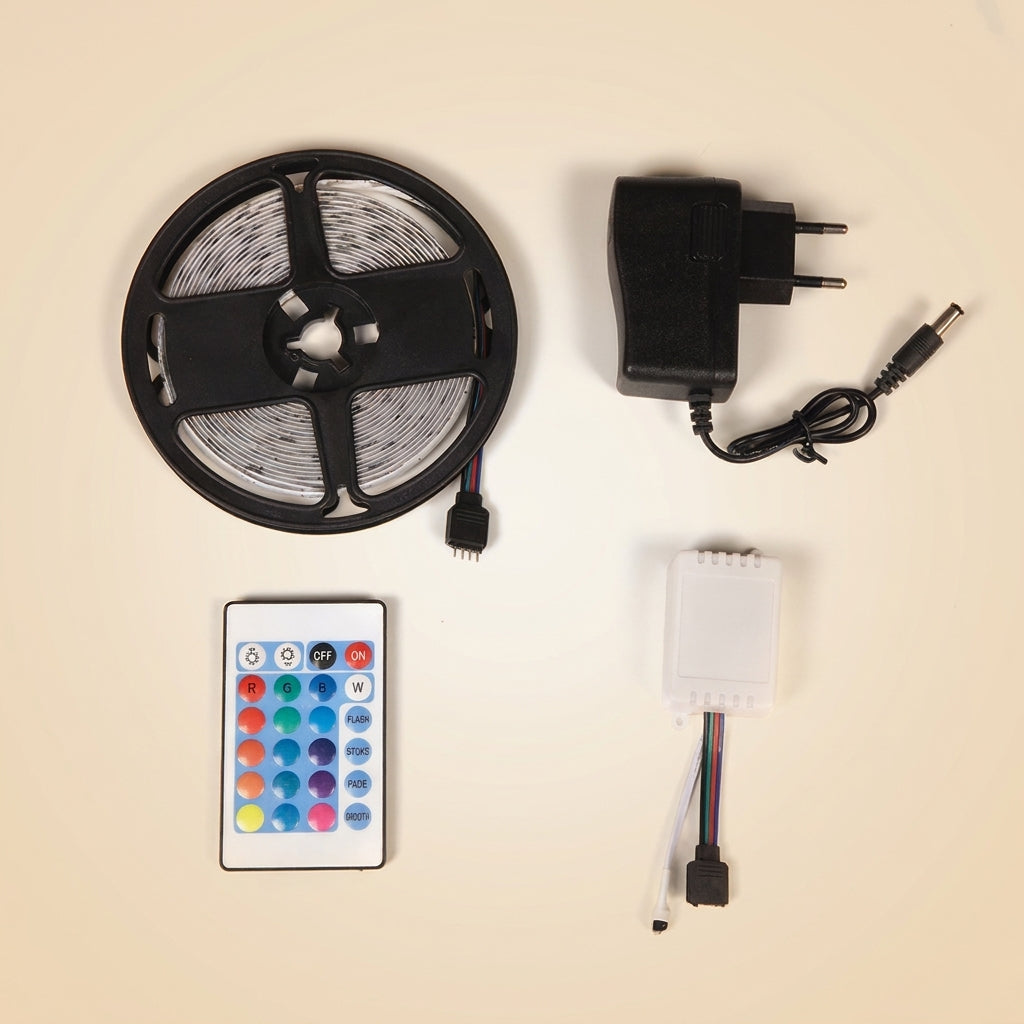 Cinta LED RGB 5 metros con control remoto