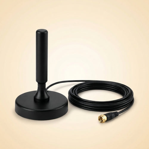 Antena de TV digital con base magnética y cable de 5 m
