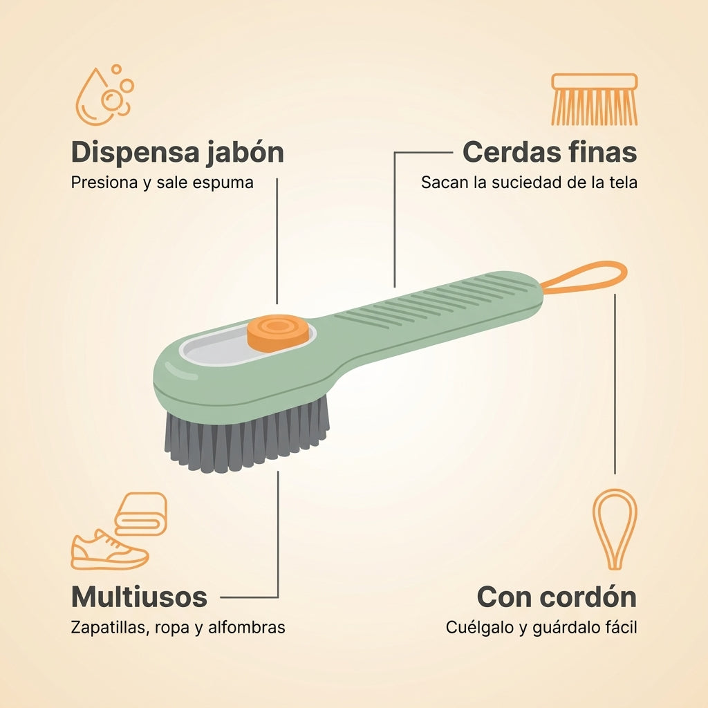 Beneficios del cepillo para zapatillas