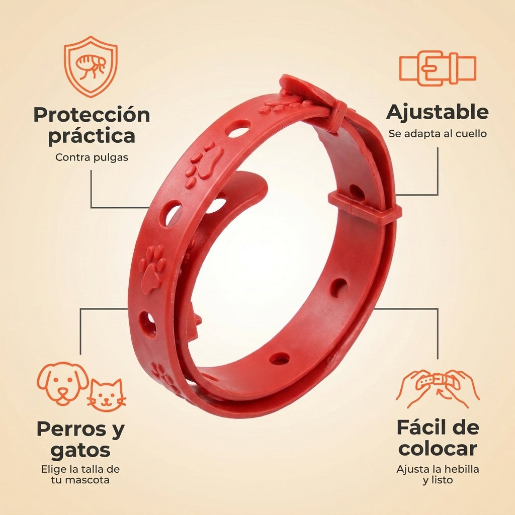 Beneficios de la correa antipulgas