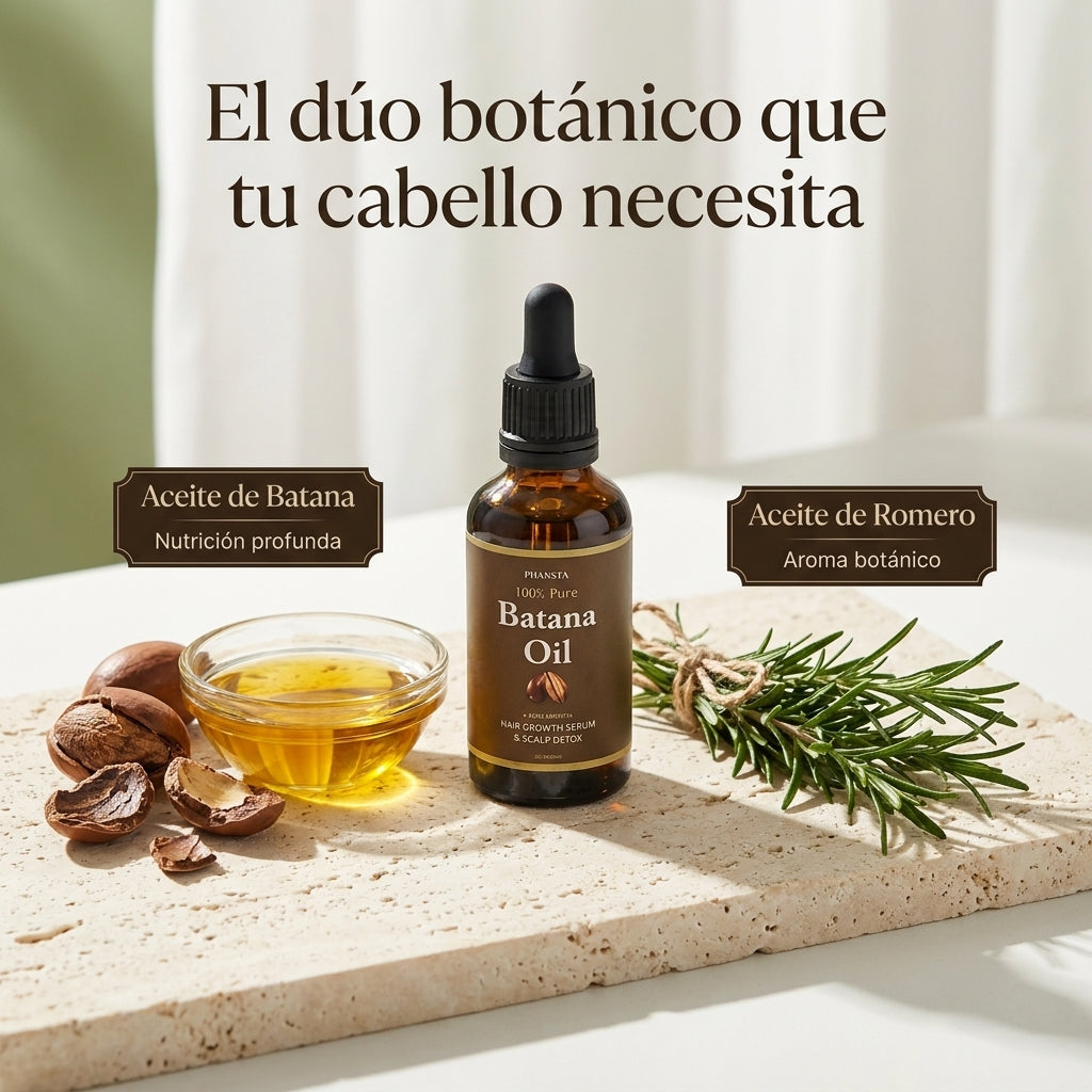 Ingredientes: aceite de batana y aceite de romero