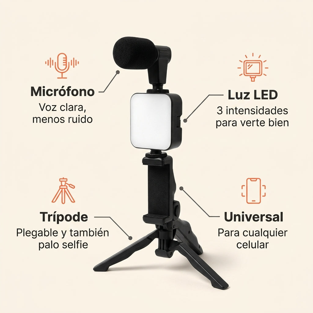 Beneficios del kit de grabación