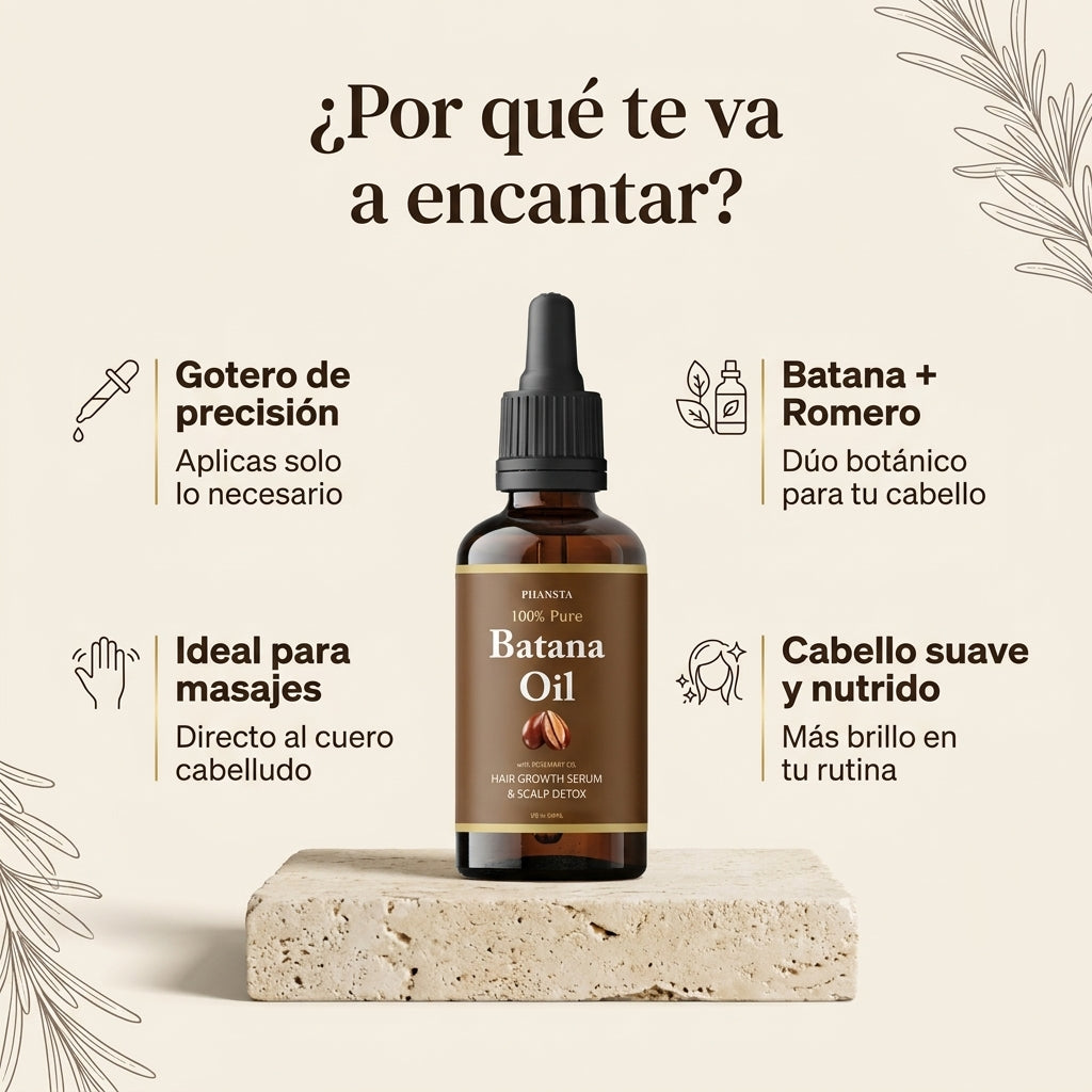 Beneficios del Batana Oil + Rosemary